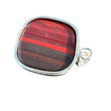 Red Rainbow Jasper Solid 925 Sterling Silver Pendant
