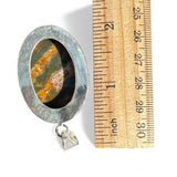 Bloodstone Solid 925 Sterling Silver Pendant