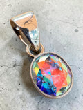 Mercury Mystic Topaz Solid 925 Sterling Silver Pendant