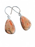 Sponge Coral Solid 925 Sterling Silver Earrings