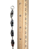 Garnet Solid 925 Sterling Silver Bracelet