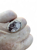 Birds Eye Jasper Solid 925 Sterling Silver Ring 7