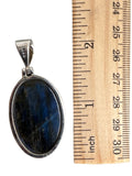 Labradorite Solid 925 Sterling Silver Pendant