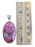 Pink Thulite Solid 925 Sterling Silver Pendant
