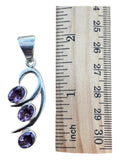 Amethyst Solid 925 Sterling Silver Pendant