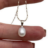 Freshwater Pearl Solid 925 Sterling Silver Necklace