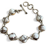 Wild Horse Jasper Solid 925 Sterling Silver Bracelet
