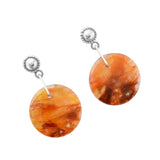 Pietersite Solid 925 Sterling Silver post Earrings