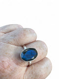 Labradorite Solid 925 Sterling Silver Ring 10