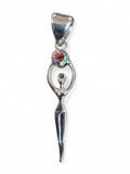 Mercury Mystic Topaz Woman Solid 925 Sterling Silver Pendant