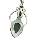 Rainbow Moonstone & Amethyst Solid 925 Sterling Silver Pendant Earrings Set