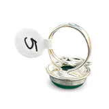 Green Onyx Solid 925 Sterling Silver Ring 5