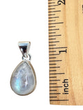 Rainbow Moonstone Solid 925 Sterling Silver Pendant