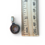 Natrolite Pink Larimar Solid 925 Sterling Silver Pendant