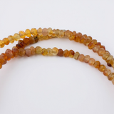 Carnelian 4 mm Beaded Necklace