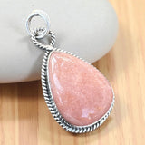 Sunstone Solid 925 Sterling Silver Pendant