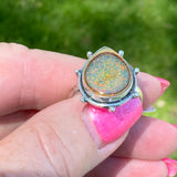 Monarch Opal Solid 925 Sterling Silver Ring 9.5
