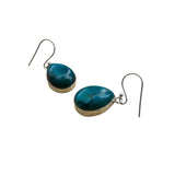 Shattuckite Solid 925 Sterling Silver Earrings