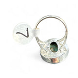 Tibetan Turquoise Solid 925 Sterling Silver Ring 7