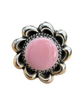 Pink Queen Conch Solid 925 Sterling Silver Ring 10