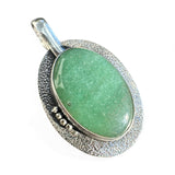 Green Onyx Solid 925 Sterling Silver Pendant