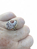 Birds Eye Jasper Solid 925 Sterling Silver Ring 9