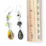 Kingman Honey Dahlia Solid 925 Sterling Silver Earrings