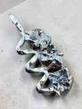 Meteorite Solid 925 Sterling Silver Pendant