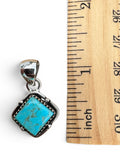 Mojave Turquoise Solid 925 Sterling Silver Pendant