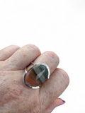Polychrome Jasper Solid 925 Sterling Silver Ring 9