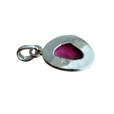 Kingman Cotton Candy Turquoise Solid 925 Sterling Silver Pendant