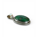 Kingman Irish Dahlia Solid 925 Sterling Silver Pendant