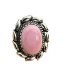 Pink Queen Conch Solid 925 Sterling Silver Ring 8.5