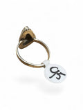 White Buffalo Solid 925 Sterling Silver Ring 9.5