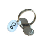 Golden Hills Turquoise Solid 925 Sterling Silver Ring 8