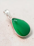 Green Onyx Solid 925 Sterling Silver Pendant