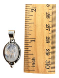 Rainbow Moonstone Solid 925 Sterling Silver Pendant