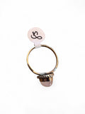 Rose Quartz Solid 925 Sterling Silver Ring 8.5