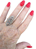 Rhodochrosite Solid 925 Sterling Silver Ring 8