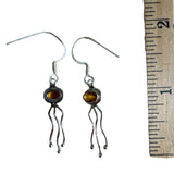 Citrine Solid 925 Sterling Silver Earrings