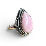 Pink Conch Solid 925 Sterling Silver Ring 6