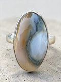 Ocean Jasper Solid 925 Sterling Silver Ring 7
