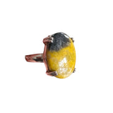 Bumblebee Jasper Solid 925 Sterling Silver Ring 7