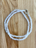 Moonstone 4 mm 16 in Beaddd Necklace