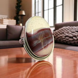 Mookaite Jasper Solid 925 Sterling Silver Ring