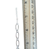 Solid 925 Sterling Silver Oval Link Bracelet