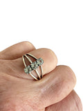 Green Amethyst Prasiolite Solid 925 Sterling Silver Ring 5