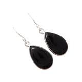 Tektite Solid 925 Sterling Silver Earrings