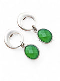 Green Onyx Solid 925 Sterling Silver Earrings