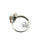 Kingman Turquoise Solid 925 Sterling Silver Ring 9.5